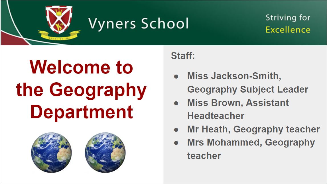 Geography presentation - Click here to download