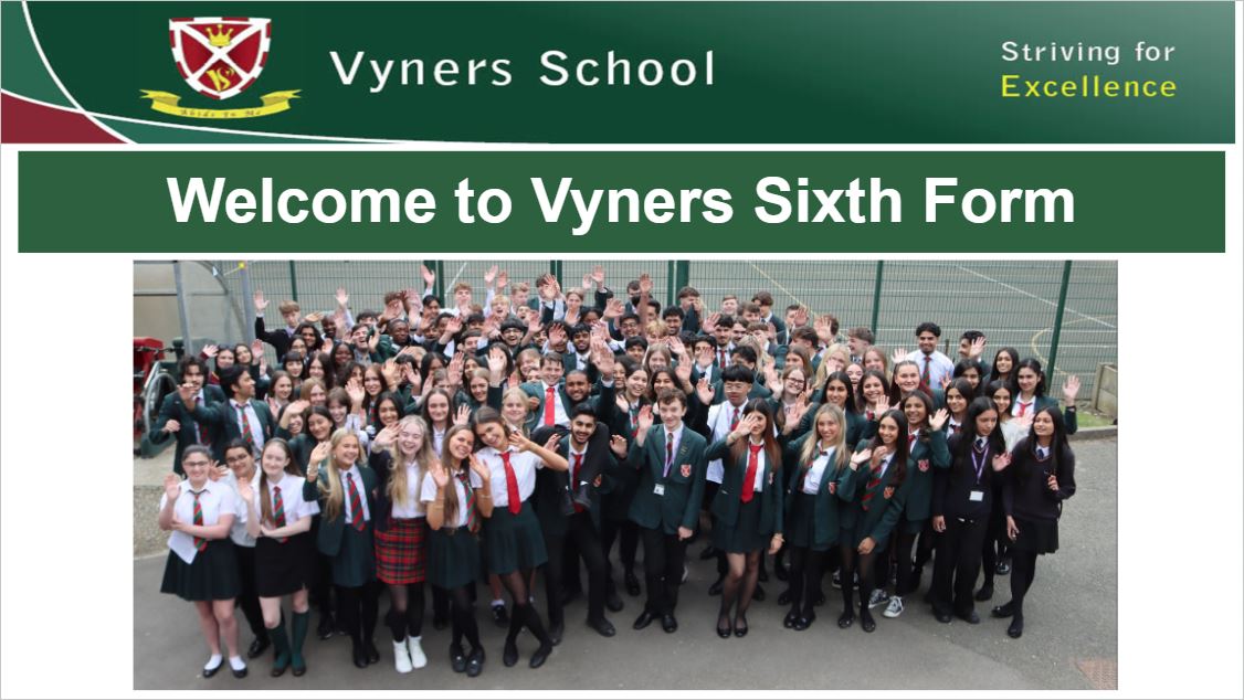 Click here to view the Sixth Form Open Evening presentation