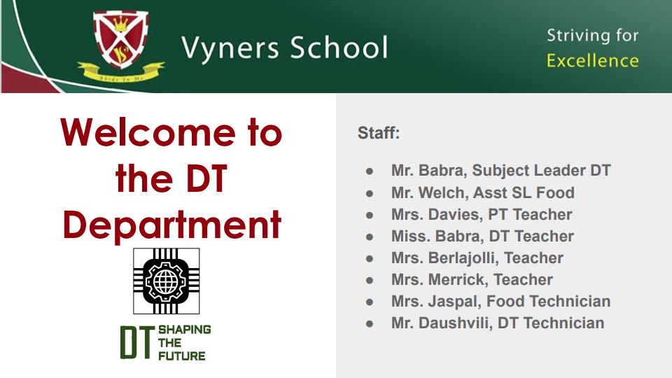 DT and Food Technology presentation - Click here to download