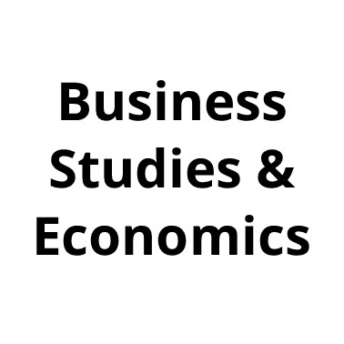 Business Studies and Economics Careers Map - Click to download